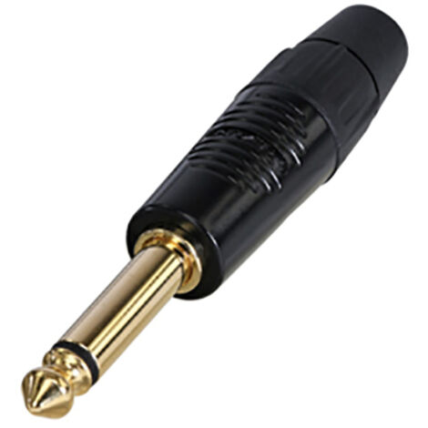 Rean AV RP2C-B Klinken-Steckverbinder 6.35 mm Stecker Polzahl: 2 1 St.