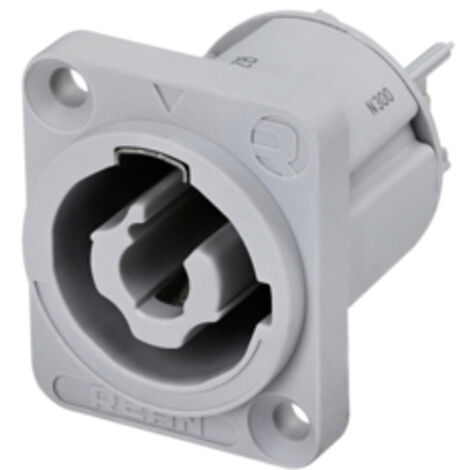 Rean AV RRAC3O-G-000-0 Netz-Steckverbinder  Buchse, Einbau Gesamtpolzahl: 2 + PE 16 A Grau 1 St.
