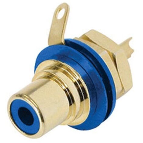 Rean - presa fono rca - contatti placcati oro - blu