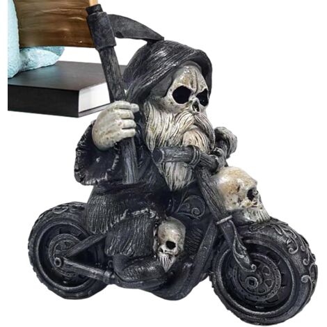 Reaper Statue - Sculpture de motocycliste pour bureau - figurines