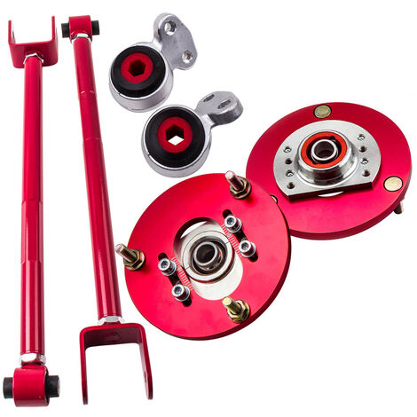 Rear Control Camber Arms + Control Arm Bushings + Camber Plates for BMW E46 new