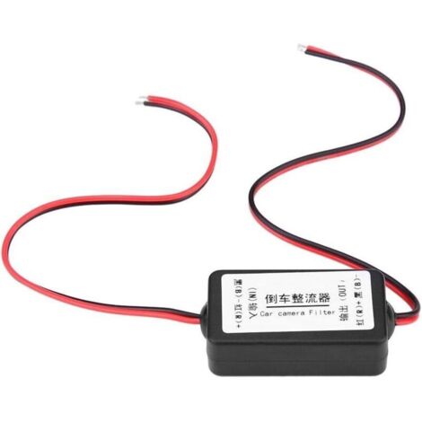 Rearview Camera Filter, 12V DC Voltage Rectifier for Car Rearview Cameras
