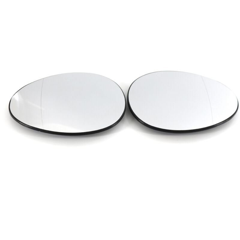 Rétroviseur en verre avec clip de remplacement pour bmw Mini R55 R56 R57 2007 à 2014 2 pièces chauffantes gauche droite