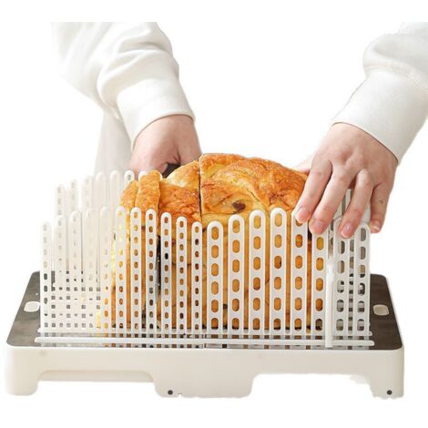 Rebanadora de pan plegable, molde multifuncional para cortar tostadas, herramientas para cortar pan, accesorios de cocina