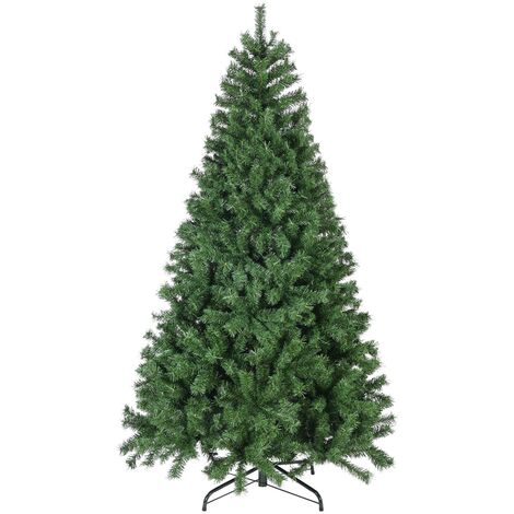 Rebecca Mobili Árbol de Navidad Artificial Verde Realista 240 cm Super Grueso 1300 Ramas