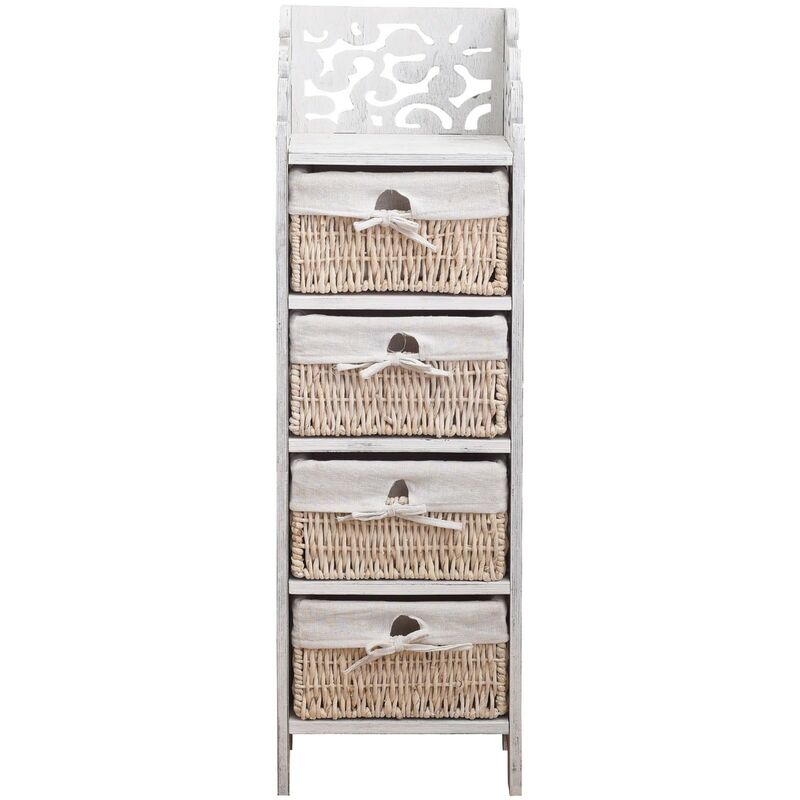Mobili Rebecca Rebecca Mobili Cassettiera Mobile Bagno Barocco 4 Ca...