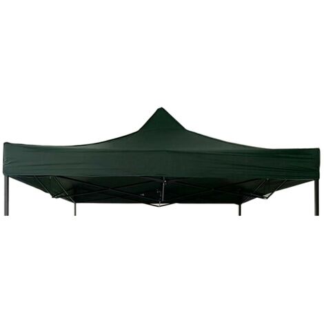 Rebecca Mobili Funda de Repuesto Gazebo Verde Poliéster Oxford 800D 3x3