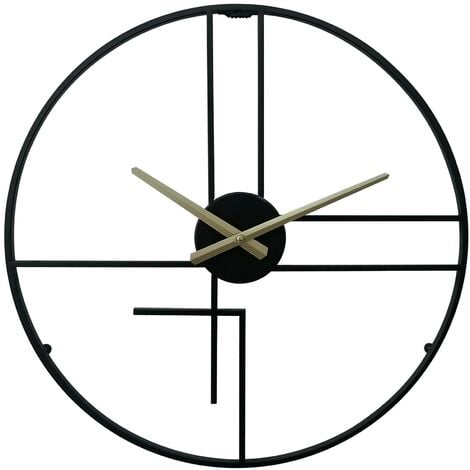 Orologio da parete per cucina moderna nero - 4652