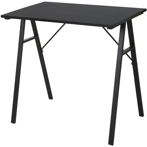 Rebecca Mobili PC Schreibtisch Schwarz Holz und Stahl Gaming Tisch für Studie Office