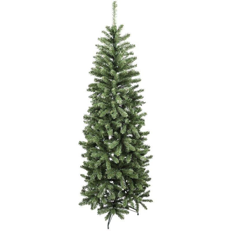 Rebecca Mobili Sapin de Noël artificiel vert réaliste et épais de 150 cm, 497 branches