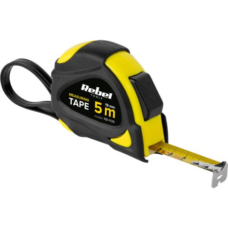 Rebel Stahl-Maßband 5 m 19 mm