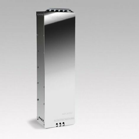 Reber 10043N Affumicatore Verticale, Carne, Pesce, Formaggi, Verdure, Inox, Grigio