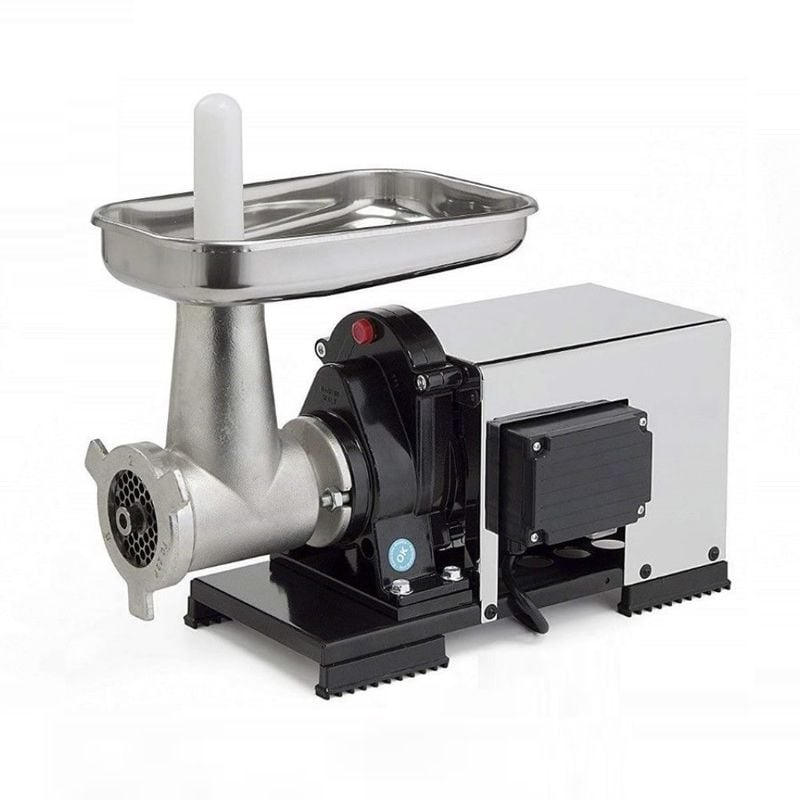 Image of Reber - 9500 ncsp Tritacarne corto n° 22 elettrico 600W 0,8 hp piatto in inox