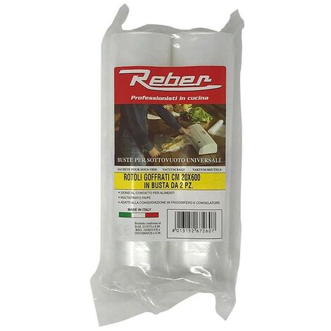 REBER BUSTA 2 ROTOLI GOFFRATI cm.20x600