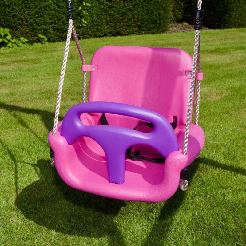 3 in 1 Baby Toddler Children's Growable Swing Seat - Pink - Rebo