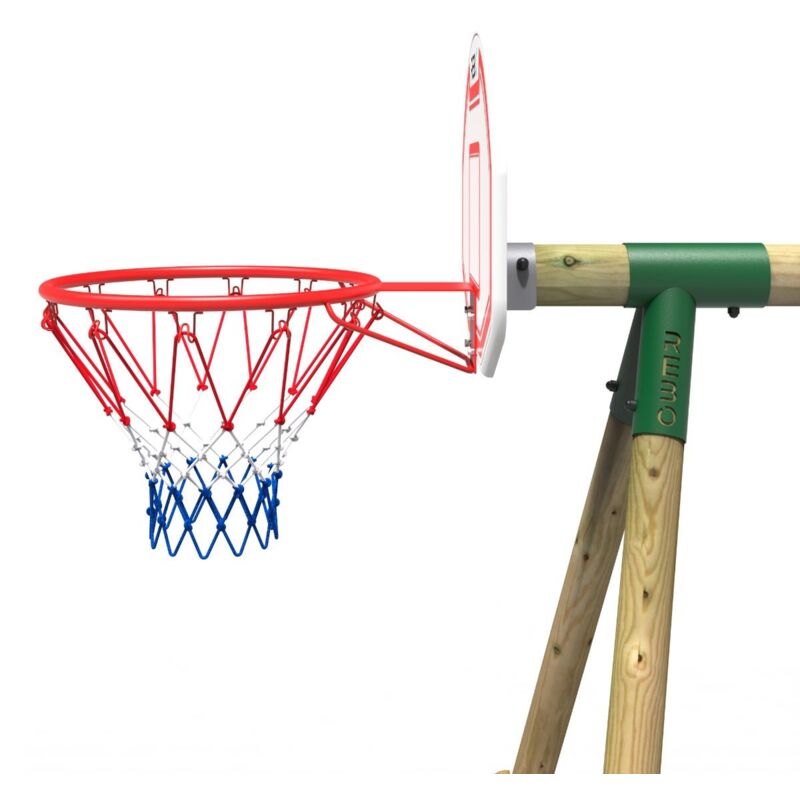 Outdoor Toys - Rebo Basketball Net with Bracket to Attach to Rebo Round Wood Swing Sets