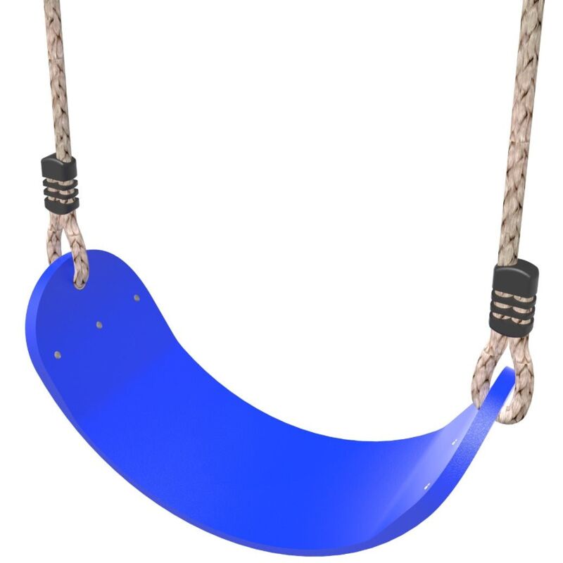 Rebo - Children's Flexible Belt Swing Seat - Blue