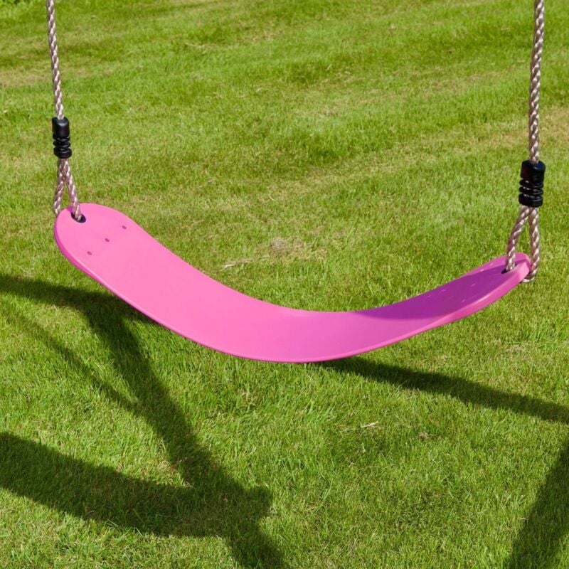 Rebo Children's Flexible Belt Swing Seat - Pink