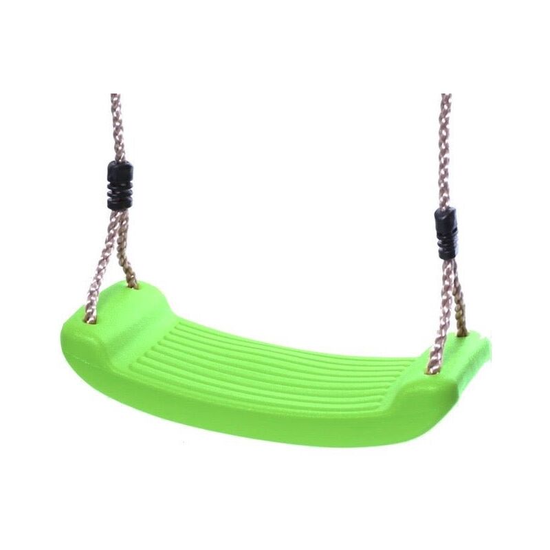 Rebo - Children's Swing Seat with Adjustable Ropes - Light Green