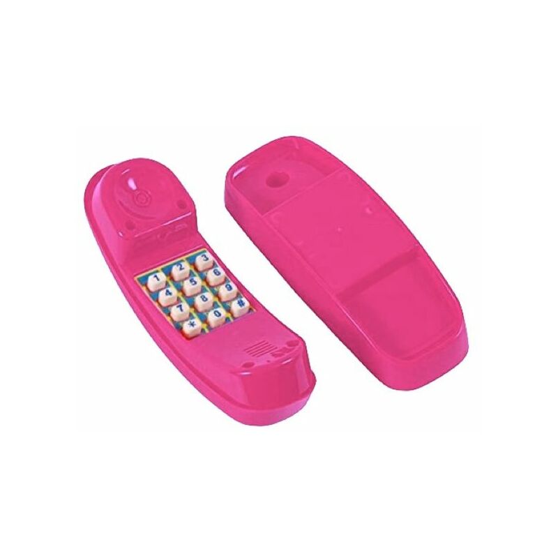 Rebo Garden Climbing Frame Accessories - Plastic Play Phone - Pink