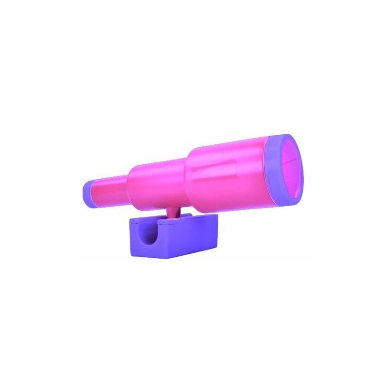 Rebo - Garden Climbing Frame Accessories Plastic Telescope - Pink