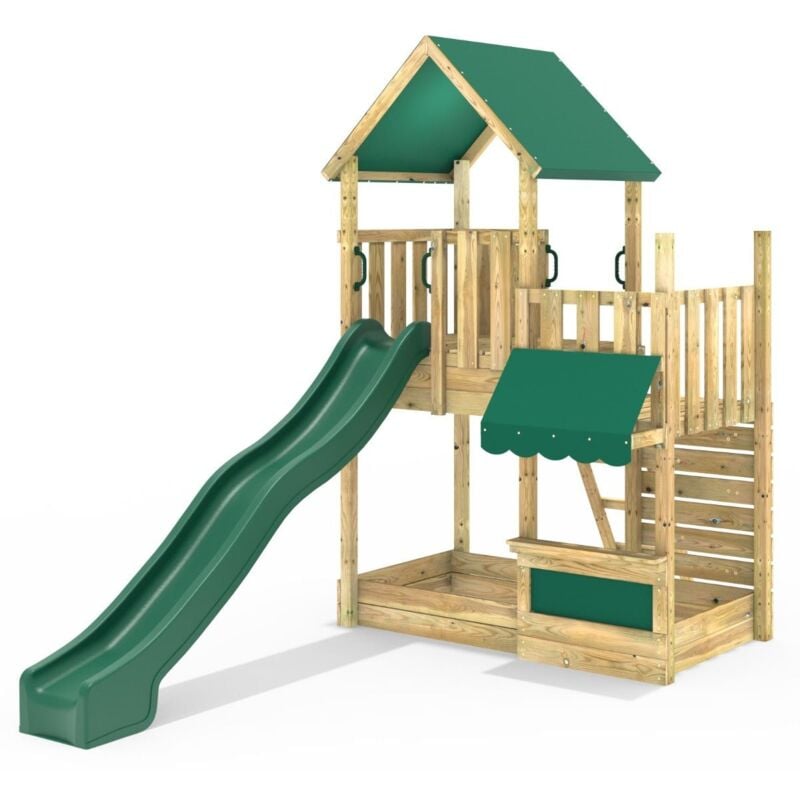 Modular Wooden Climbing Frame Adventure Playset - M3 plus Shop - Rebo