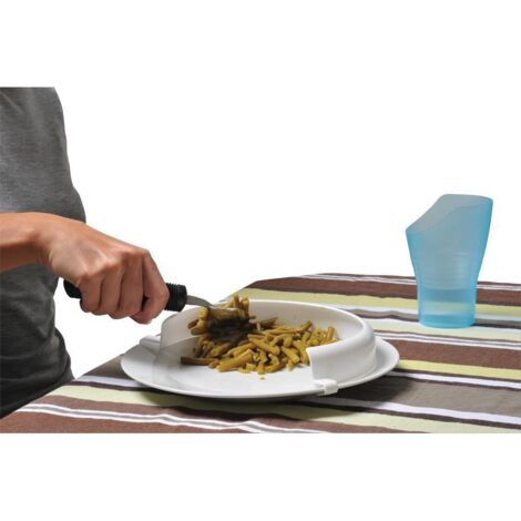 Rebord d'assiette incurvé - Rouge
