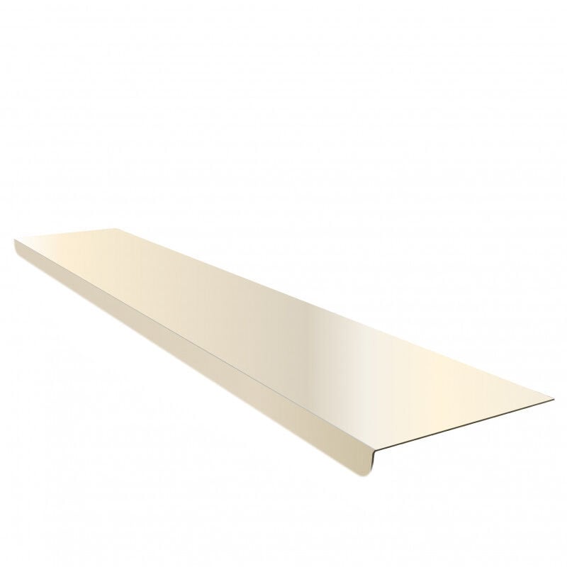 Rebord de fenêtre intérieur en alu 15/10ème - 1,40 m - 200mm - RAL1015 Aluhome