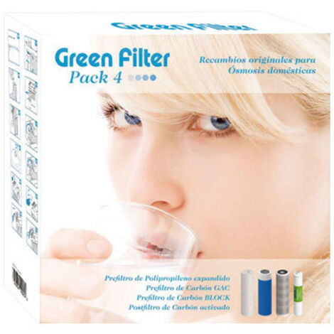 RECAMBIO 3 FILTROS + POSFILTRO GREEN FILTER - 763308