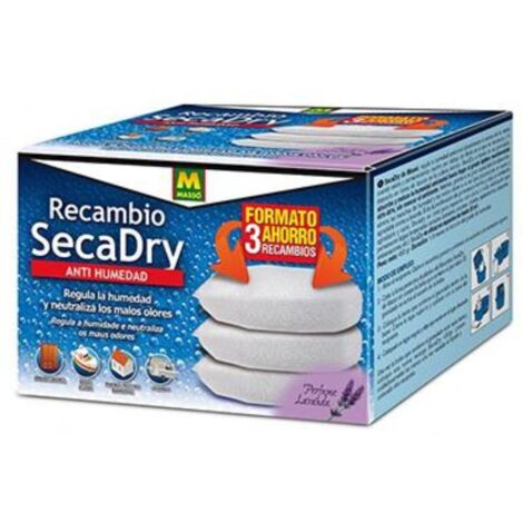MASSO GARDEN Recambio anti humedad secadry caja 3ud