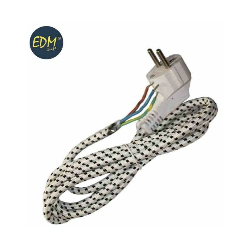 Recambio Cable Plancha 3X0,75 1,8M EDM