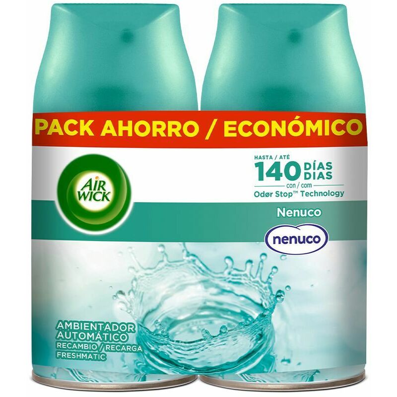 

Recambio de Ambientador Eléctrico Air Wick Nenuco (2 x 250 ml)