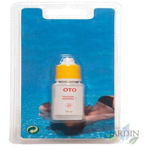 Recambio de Reactivo OTO para Comparadores y Pooltester de Piscinas - Frasco de 15 ml