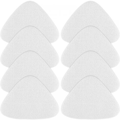 Recambio de trapeador a vapor Vileda de 8 piezas, cubierta de trapeador de microfibra Compatible con limpiadores a vapor Vileda Steam y Vileda Steam Plus-DPZO