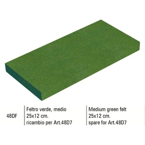 RECAMBIO FIELTRO VERDE MEDIO SIGMA 48DF 25X12 cm PARA SIGMA 49D7