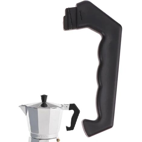Recambio mango y pomo cafetera apto para 3 tazas 7 cm Negro