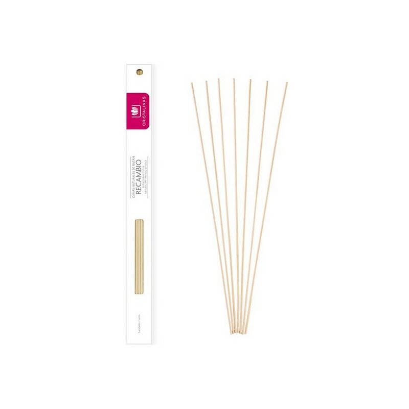 

Bh Design - Recambio para Ambientador Mikado Cristalinas Ratán natural (7 Piezas)