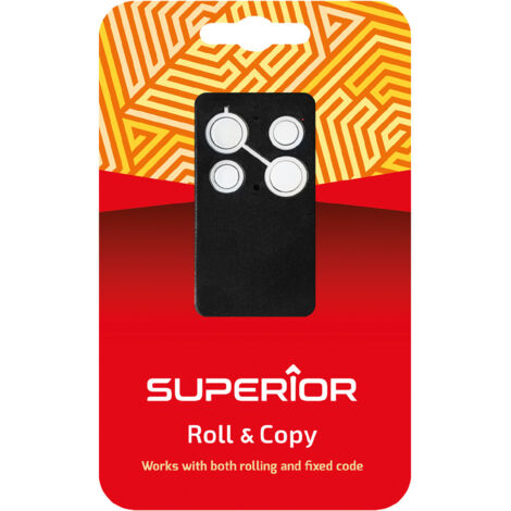 Recambio universal para radiomandos superior rolling code frecuencia 433.92 - suprr001