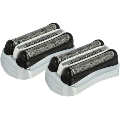 Recambios de Cuchillas para Afeitadora Eléctrica, Compatibles con Braun Serie 3 Antigua, Plata-Producto compatible