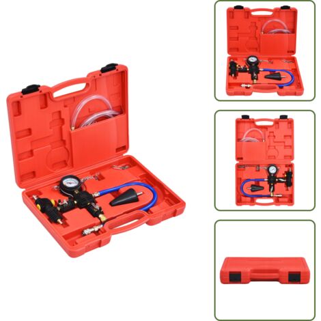 Recarga de refrigerante - vidaXL Kit universal purga y recarga por vacío sistema refrigeración - Adaptador universal