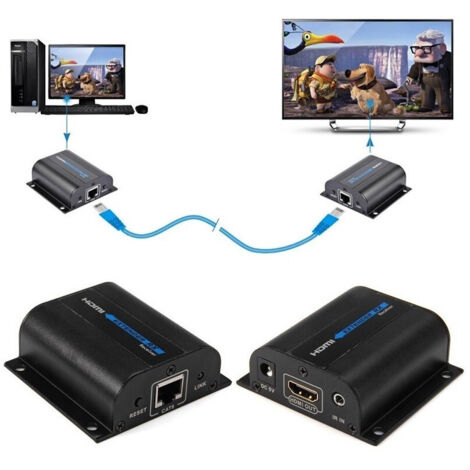 Receiver Transmitter Hdmi Extender Cat6 Tx Rx Hd Video Converter