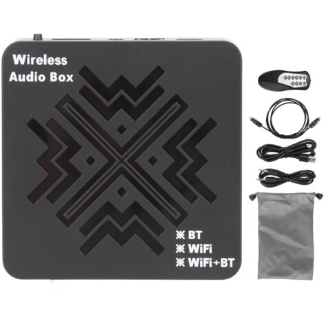 Récepteur Audio Numérique HiFi Bluetooth sans Fil, Sortie AUX 3.5mm, Lecteur de Musique sans Perte pour Home Stéréo