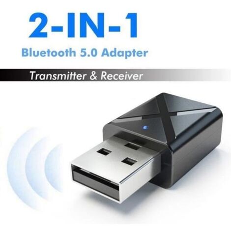 RECEPTEUR AUDIO - TRANSMETTEUR AUDIO Bluetooth 50 Audio Transmetteur Mini 35mm Adaptateur Bluetooth Stéréo pour TV PC Voiture