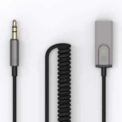 Set de 2 Émetteur Bluetooth 5.0 Récepteur 3.5mm mini transmetteur USB sans  fil - Adaptateur audio Bluetooth pour TV, casque, chaîne stéréo et systèmes  de son auto ZebraA