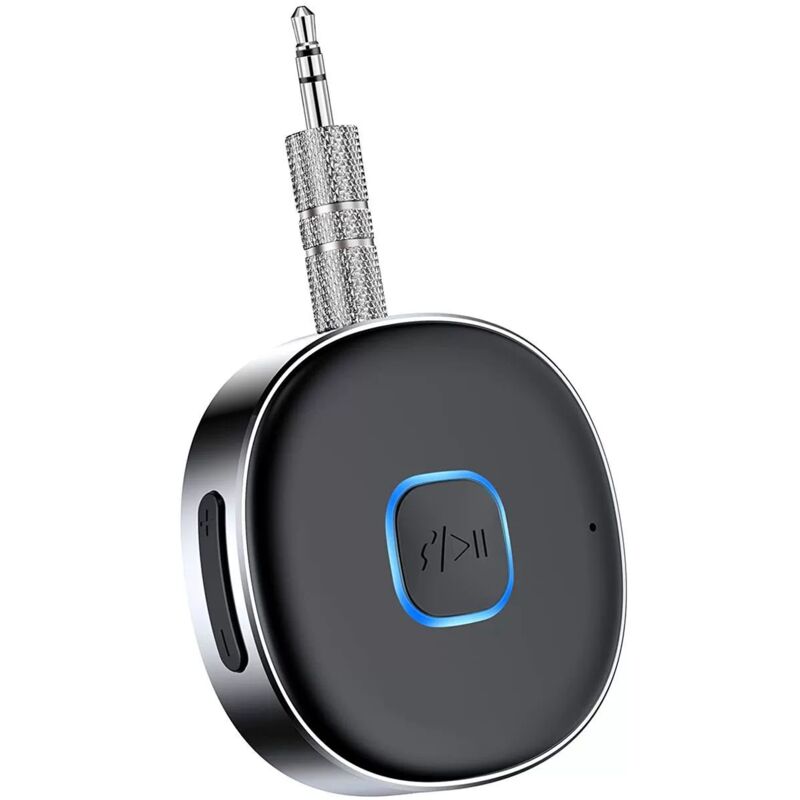 2 PCS Récepteur Bluetooth Voiture, Adaptateur Bluetooth 5.0 Jack pour Haut-Parleur/Stéréo Domestique/Casque Filaire, 3.5mm AUX Bluetooth Recepteur