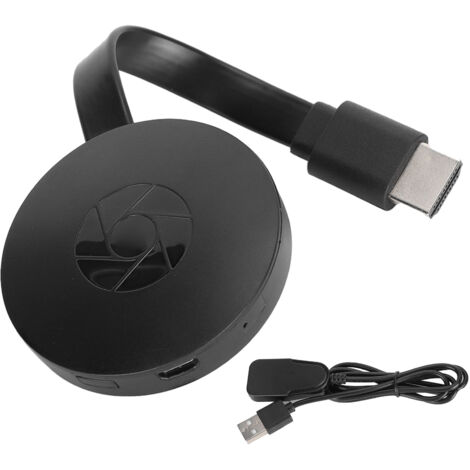 Récepteur d'Affichage Sans Fil G2 2.4G, Adaptateur TV WiFi pour Streaming Vidéo