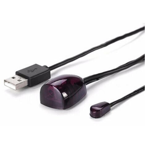 KINGSO Récepteur de télécommande infrarouge IR répéteur émetteur adaptateur émetteur USB s'applique à tous les appareils de télécommande Hasaki