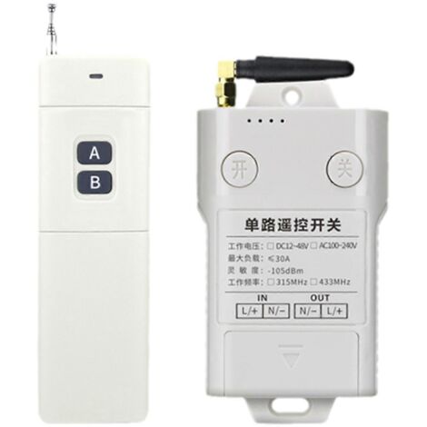 Récepteur de télécommande sans fil, émetteur de relais pour moteur de pompe à eau - 315 MHz