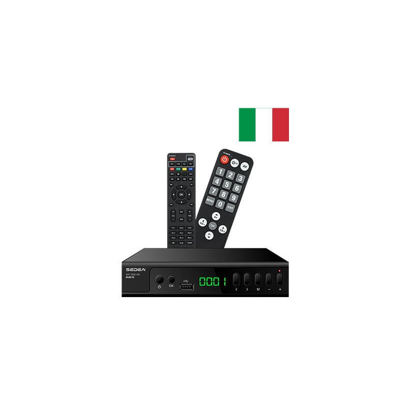Récepteur Digital terrestre Haute définition DVB-T2 SNT-2002 HD pour italie