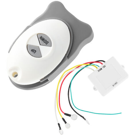 Récepteur d'interrupteur sans fil pour treuil d'ancre 12V, étanche, contrôleur de réglage de voile, accessoire nautique pour bateau